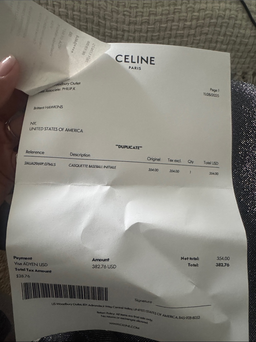 CELINE Baseball Cap - Picture 7 of 7